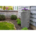 Whaley 65 Gallons Gal. Plastic Drainable Rain Barrel