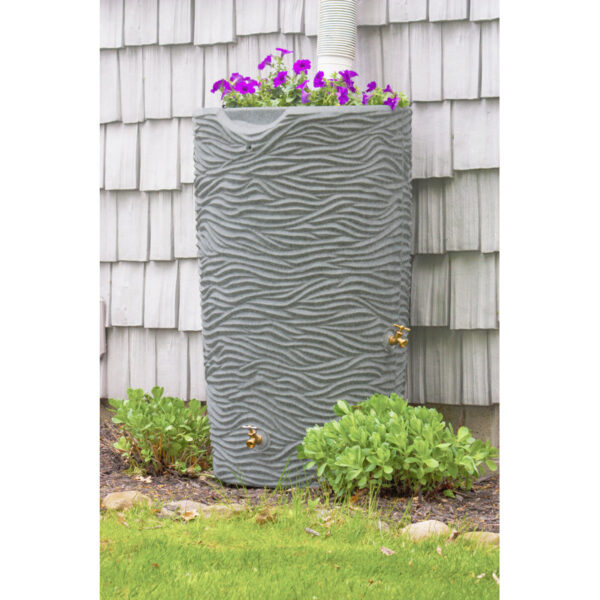 Whaley 65 Gallons Gal. Plastic Drainable Rain Barrel - Image 8