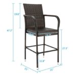 Whipholt 2 Piece 27.5" Patio Bar Stool (Set of 2) - Image 6