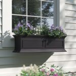 White Abram Self-Watering Hanging Window Box Planter - Image 12