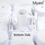 White Arlmont & Co. 15â€ Umbrella Table Tray Pro Fits 1-1.5â€ Diameter for Beach Patio Garden Swimming Pool (Blue) 2A05CE786C4B49F0838A8EC6CB7DE0E2-BL - Image 4