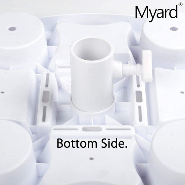 White Arlmont & Co. 15â€ Umbrella Table Tray Pro Fits 1-1.5â€ Diameter for Beach Patio Garden Swimming Pool (Blue) 2A05CE786C4B49F0838A8EC6CB7DE0E2-BL - Image 4