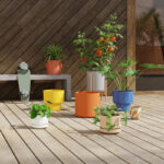 White Byer Ceramic Pot Planter - Image 6