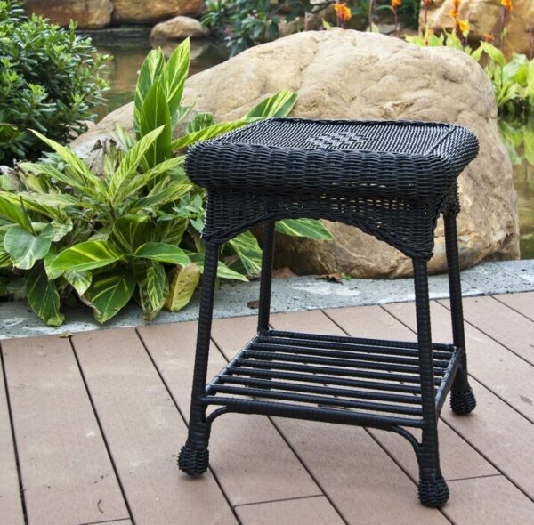 White Herscher Outdoor Side Table - Image 4