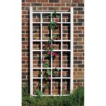 White Kenai 66'' H x 28'' W Vinyl Lattice Panel Trellis - Image 2
