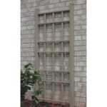 White Kenai 66'' H x 28'' W Vinyl Lattice Panel Trellis - Image 4