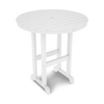 White La Casa CafÃ© Outdoor Table - Image 2