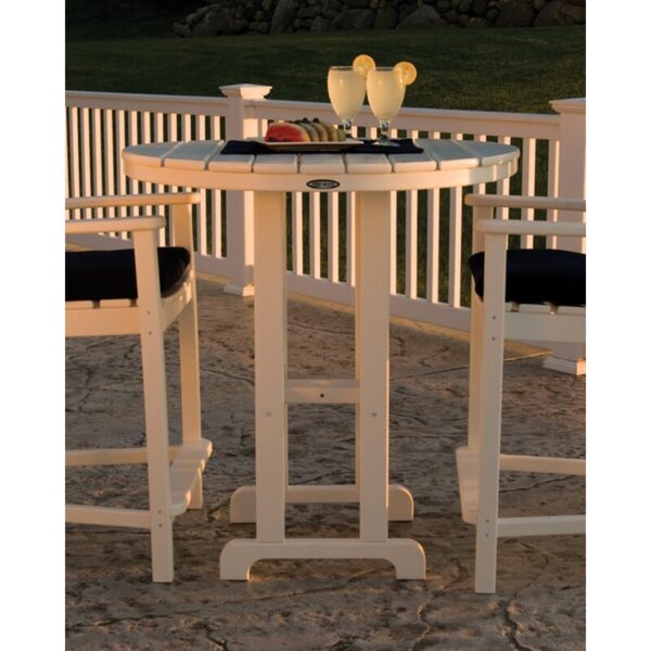 White La Casa CafÃ© Outdoor Table - Image 3