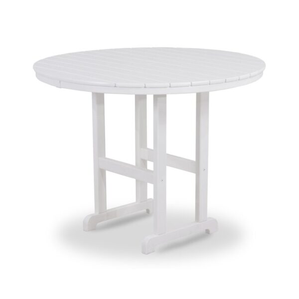 White La Casa CafÃ© Outdoor Table - Image 5