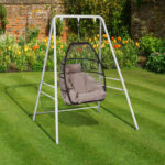 White Laimis Powder Coated Steel Hammock Stand - Image 7