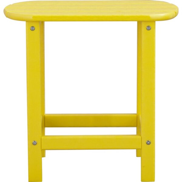 White Long Island Outdoor Side Table - Image 7