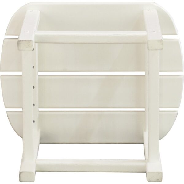 White Long Island Outdoor Side Table - Image 3