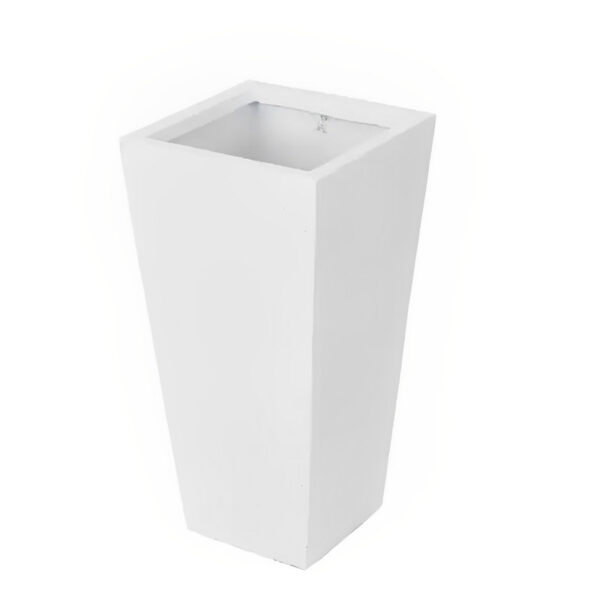 White Maiwenn 2-Piece Plastic Pot Planter Set (Set of 2) - Image 3