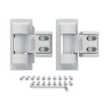 White Standard Wrap Hinge (Part number: 73025512) (Set of 2)