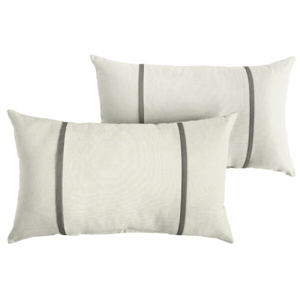 White/Black Furston Striped Indoor/Outdoor Throw Pillow (Set of 2) - Image 10