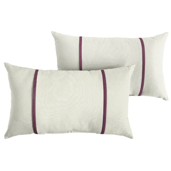 White/Black Furston Striped Indoor/Outdoor Throw Pillow (Set of 2) - Image 12