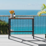 Willowridge Metal Outdoor Bar Table