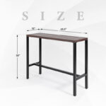 Willowridge Metal Outdoor Bar Table - Image 6