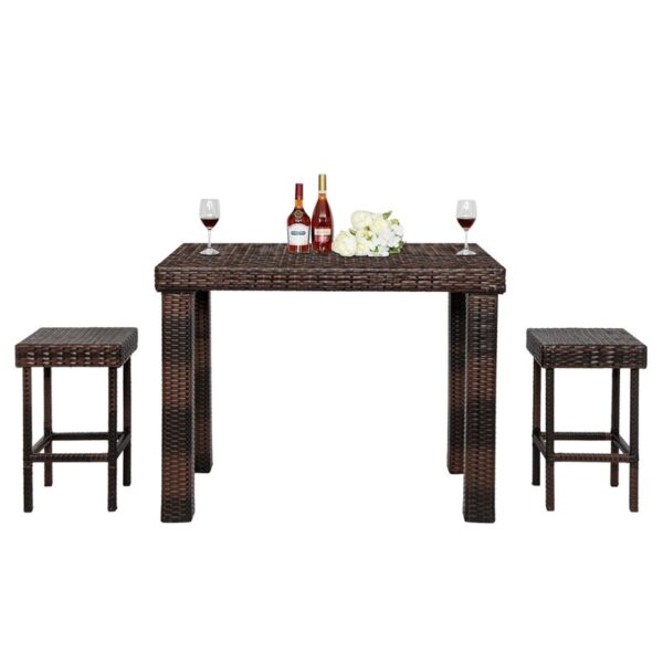 Wilner Rectangular 4 - Person Outdoor Dining Set - Image 6