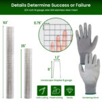 Wire Mesh 18 Gauge 304 Stainless Steel Mesh Fence Panel - Image 7