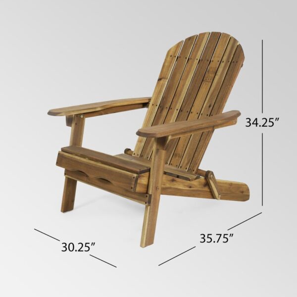 Woking Solid Wood Folding Adirondack Chair (Set of 2) - Image 8