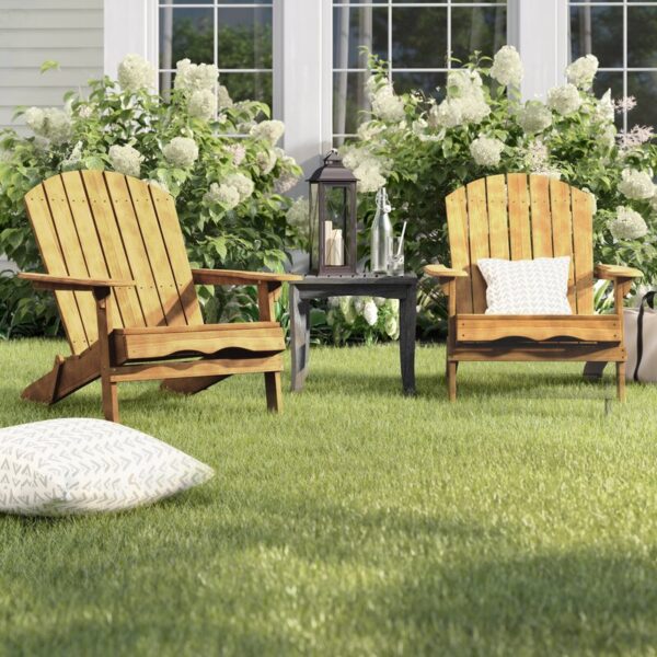 Woking Solid Wood Folding Adirondack Chair (Set of 2) - Image 9