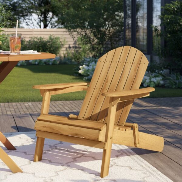 Woking Solid Wood Folding Adirondack Chair (Set of 2) - Image 5