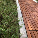 Wood Deck Titles 12" X 12" Acacia Wood Interlocking Tiles in Brown - Image 3