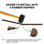 Wood Deck Titles 12" X 12" Acacia Wood Interlocking Tiles in Brown - Image 7