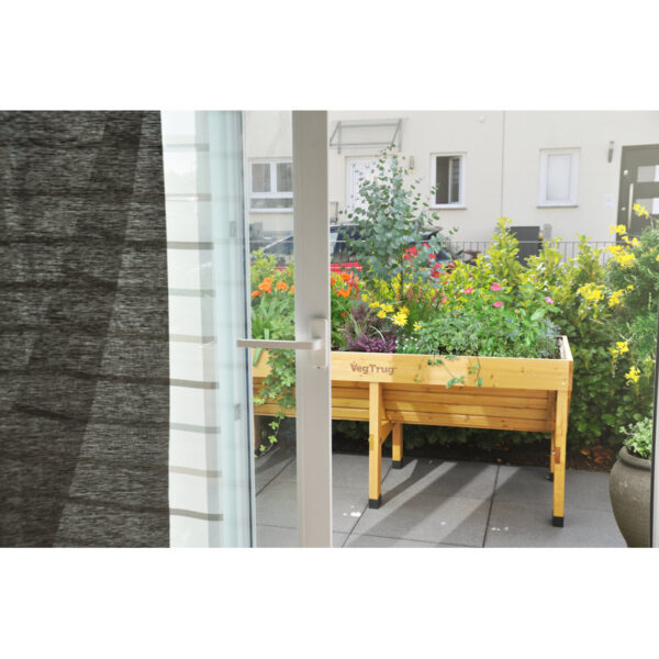 Wood Elevated Planter - Image 3