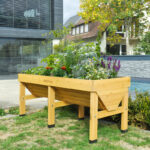 Wood Elevated Planter - Image 2