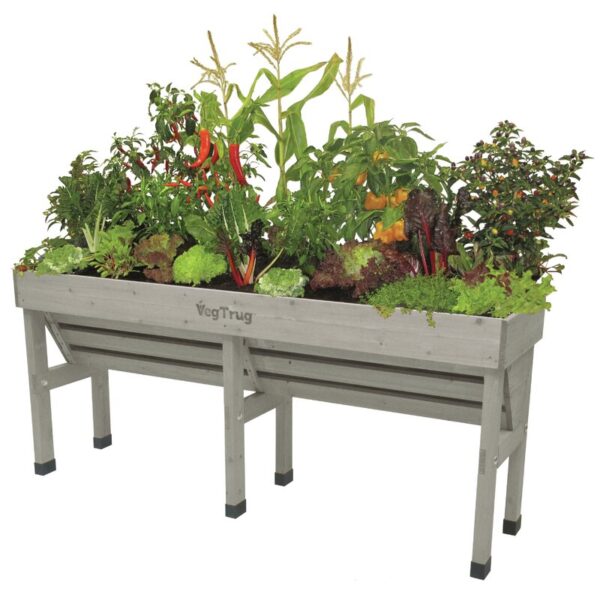 Wood Elevated Planter - Image 2