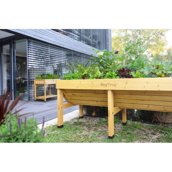 Wood Elevated Planter - Image 5