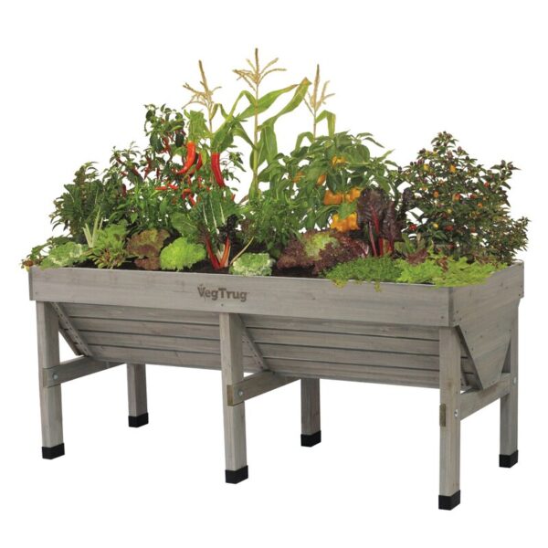 Wood Elevated Planter - Image 3