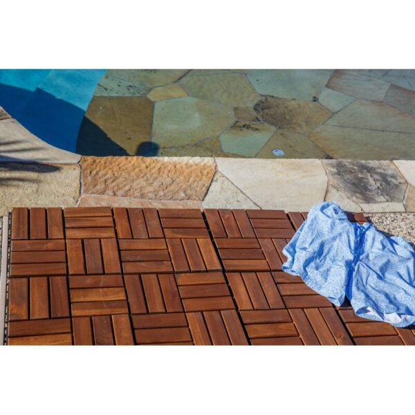 Wood Flooring Sq 10 Tile (Set of 10) - Image 6
