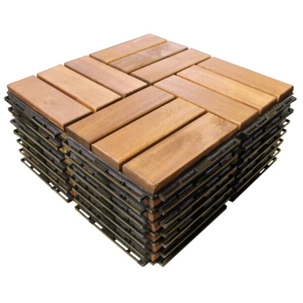 Wood Flooring Sq 10 Tile (Set of 10) - Image 5