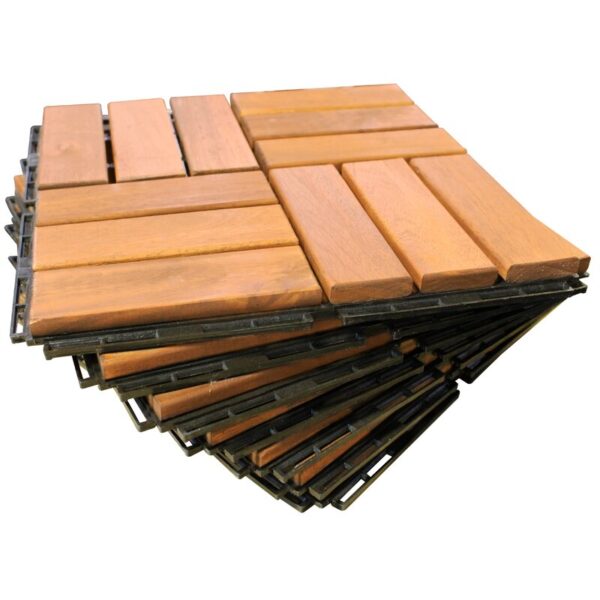 Wood Flooring Sq 10 Tile (Set of 10) - Image 4