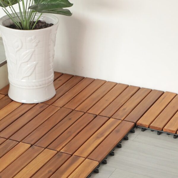 Wood Interlocking Deck Tile - Image 4