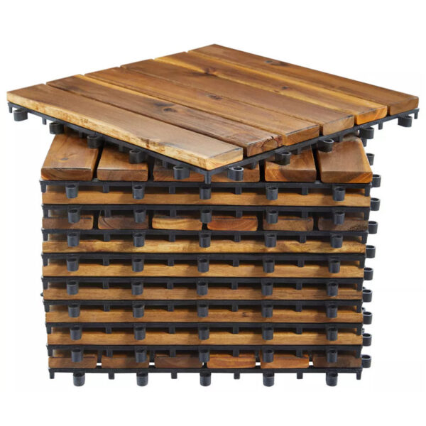 Wood Interlocking Deck Tile - Image 5