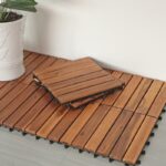 Wood Interlocking Deck Tile