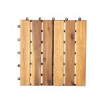 Wood Interlocking Deck Tile - Image 2