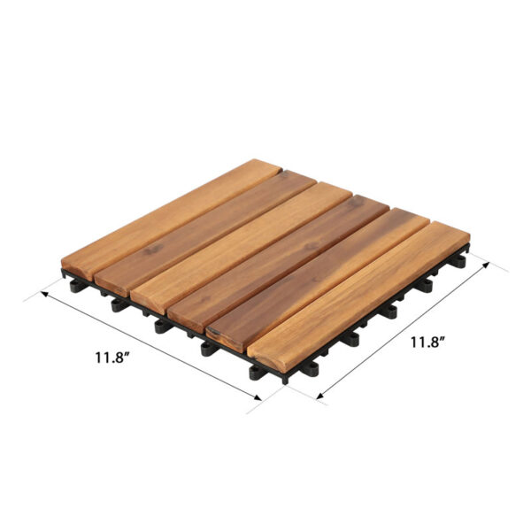 Wood Interlocking Deck Tile - Image 7
