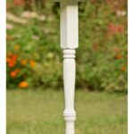Wood Pedestal Birdhouse Pole