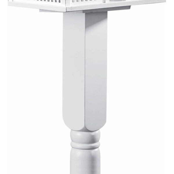 Wood Pedestal Birdhouse Pole - Image 2