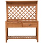 Wooden Garden Workstation Fir Potting Bench - Image 2