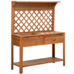 Wooden Garden Workstation Fir Potting Bench