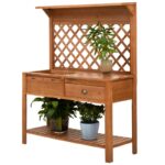 Wooden Garden Workstation Fir Potting Bench - Image 5