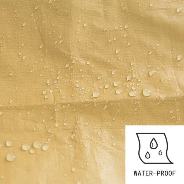 Yellow Outdoor 10X20 FT Heavy Duty Grey Carport Portable Garage Storage Shed Canopy - Image 6