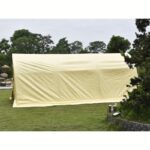 Yellow Outdoor 10X20 FT Heavy Duty Grey Carport Portable Garage Storage Shed Canopy