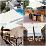 Yescom 13X7ft 97% UV Block Rectangle Sun Shade Sail Outdoor Patio Pool Garden Yard Lawn Carport Cover Net Awning Canopy Bright Orange - Image 4